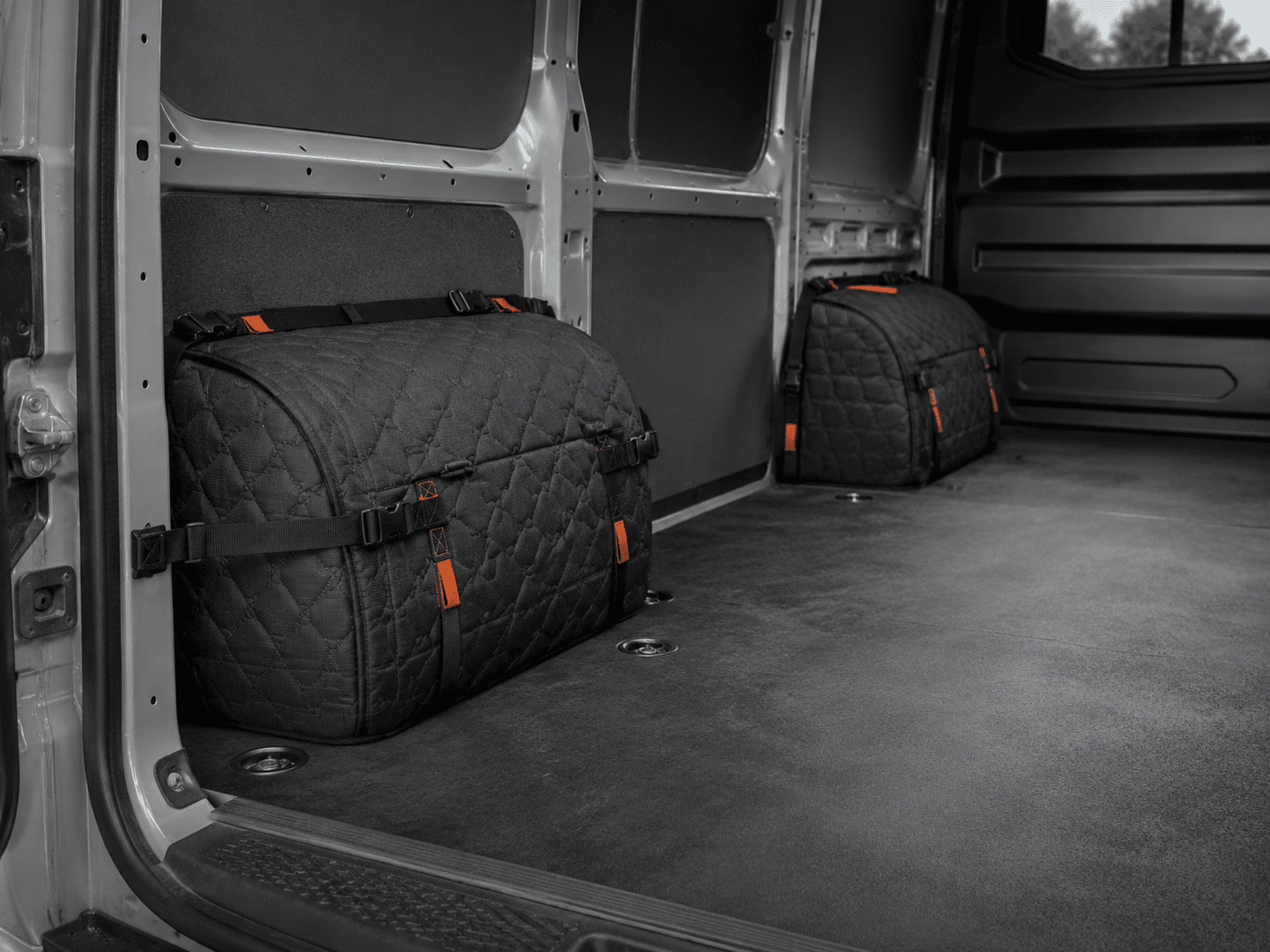 Wheel Arch Protector Pair shown as an unbranded no-drill van storage product